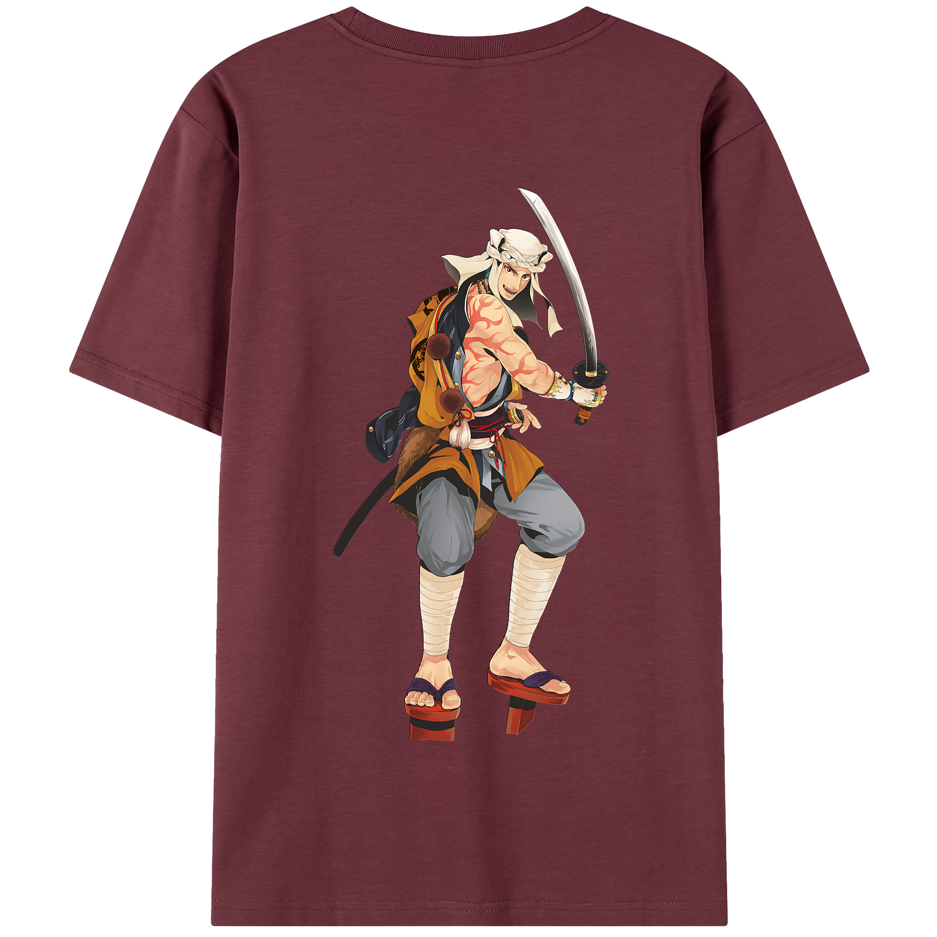 （画像用） 刀剣乱舞 Touken Ranbu 綿100％半袖Tシャツ（背面プリント）